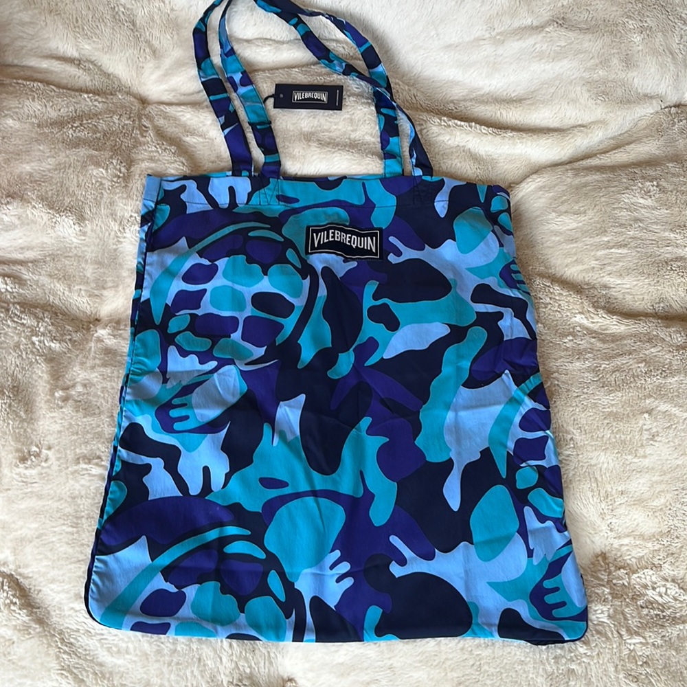 Vilebrequin Turtle Print Tote Bag